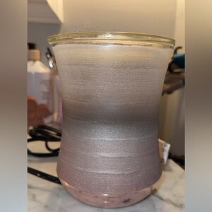 Scentsy Gradient Vase - Cream and Silver
